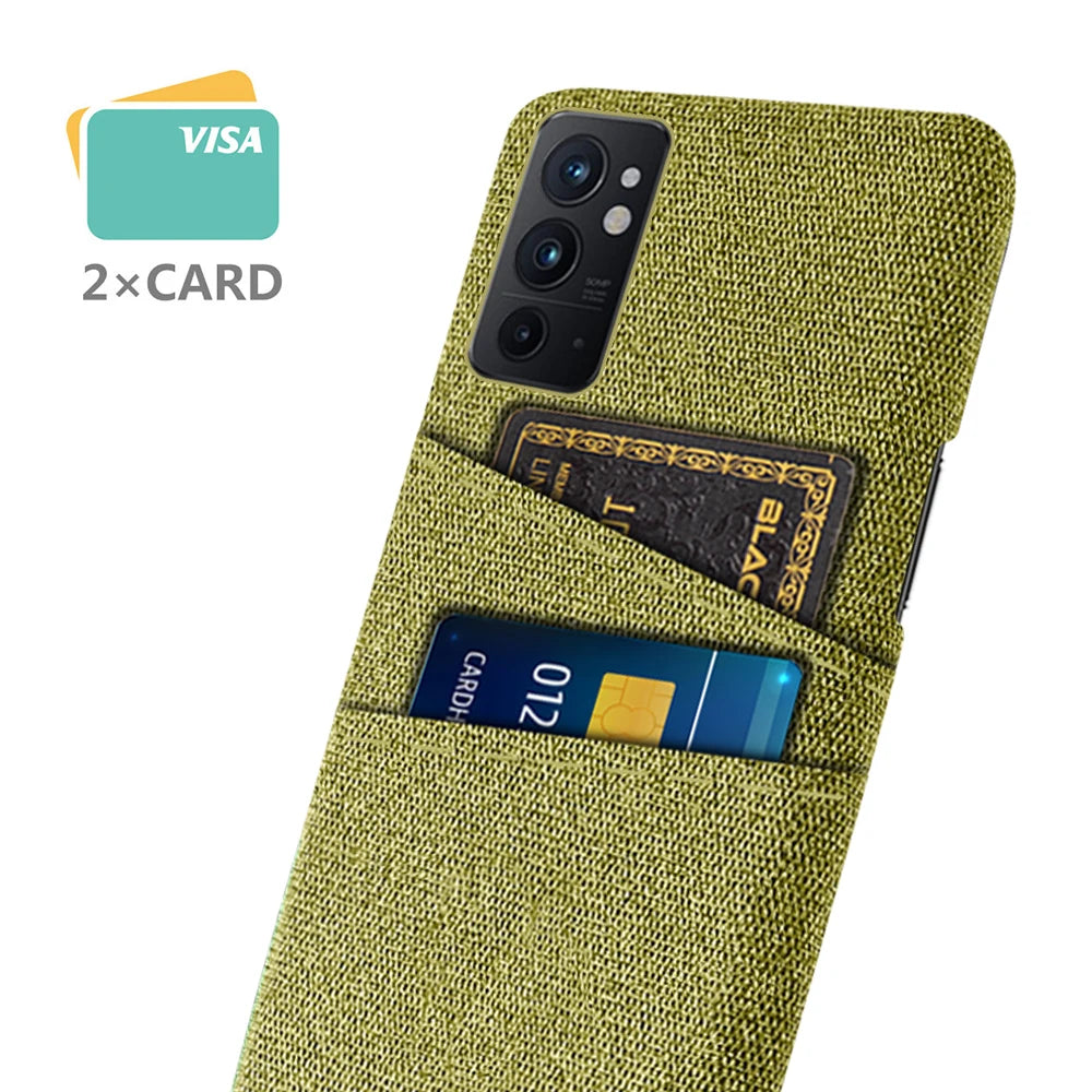 OnePlus 9RT For OnePlus 9RT 5G Case OnePlus 9RT 9R 10 Pro 10R ACE Dual Card Fabric Cloth Cover OnePlus Nord 2 5G CE 2 Lite 2T
