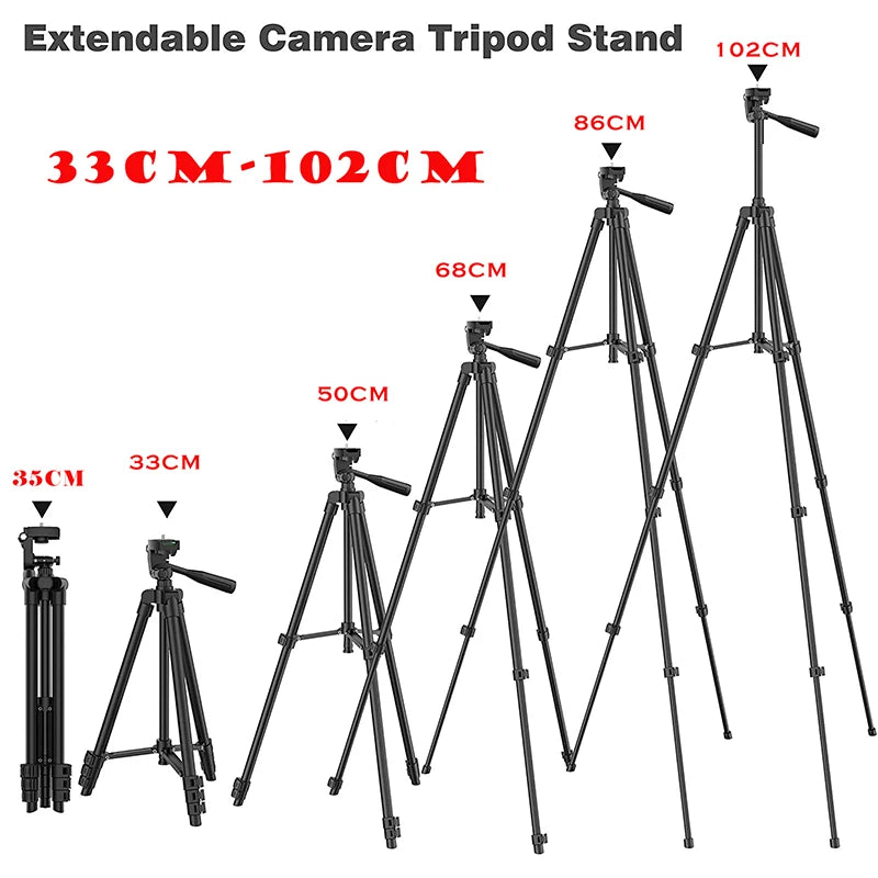 Mini Aluminium Phone Tripod with Bluetooth Remote