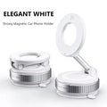 Vacuum Magnet Phone Bracket 360° Multi-angles Adjustment Strong Magnetic Suck Design Foldable Car Holder For Bath Car New