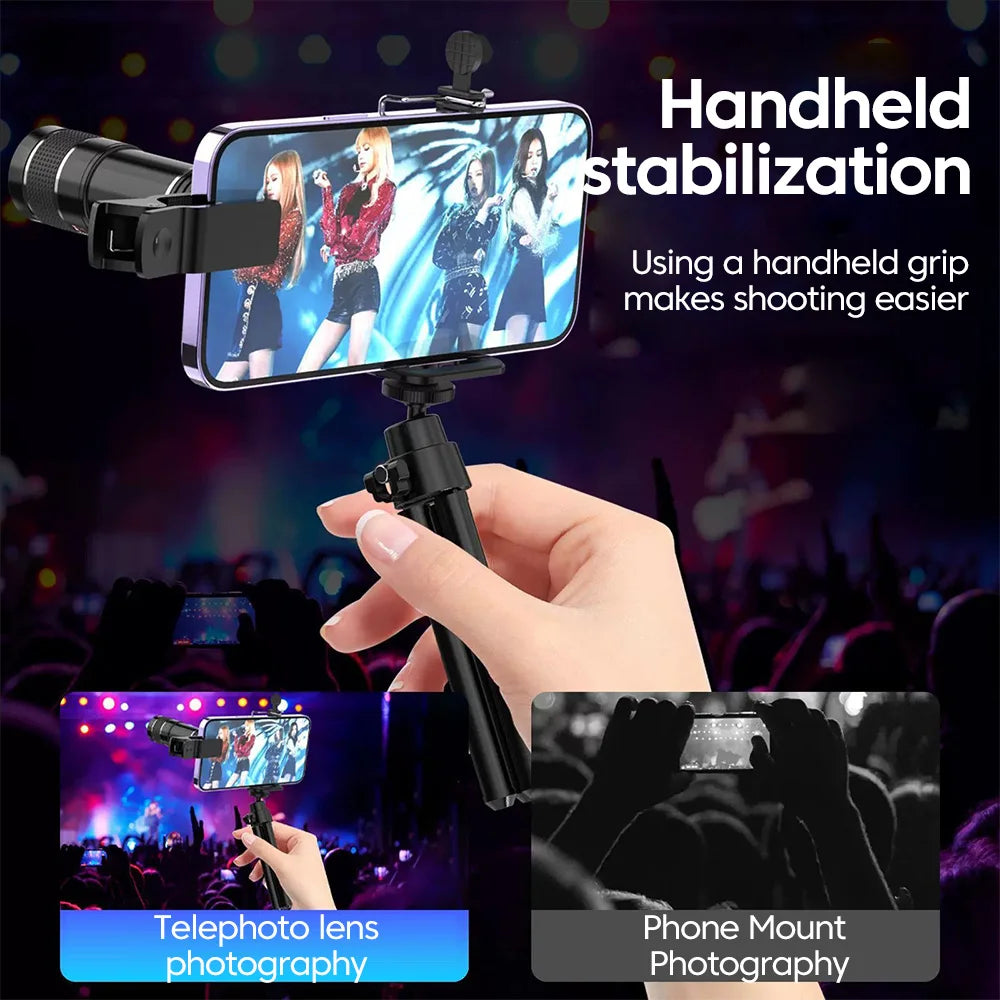 20x Clip-On Telephoto Zoom Lens for Phones