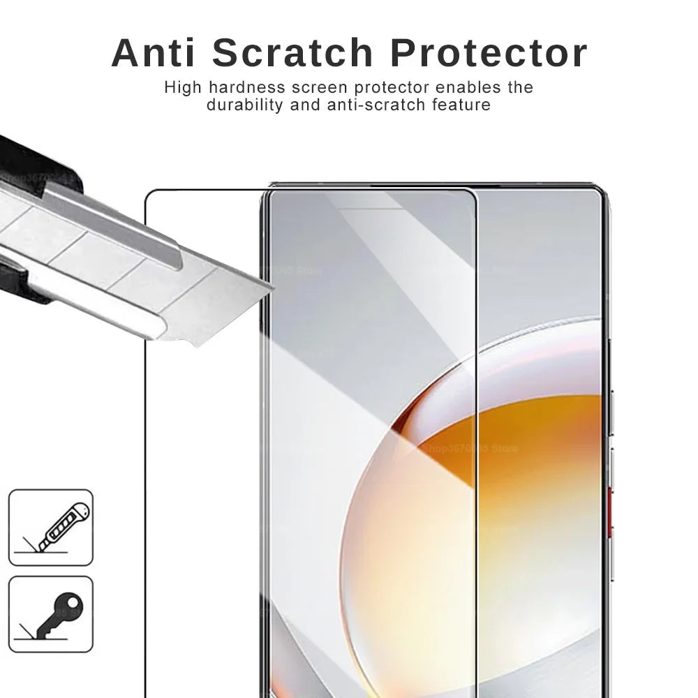 2PCS nubiaZ80Ultra Fingerprint unlock Tempered Glass Case For nubia Z80 Ultra Z 80 Ultra Z80Ultra Screen Protector protect film