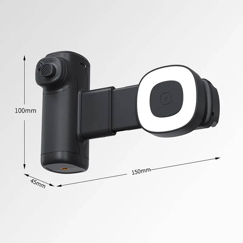 Selfie Camera Assistant: Phone Stand with Tri-Colour Light & Remote