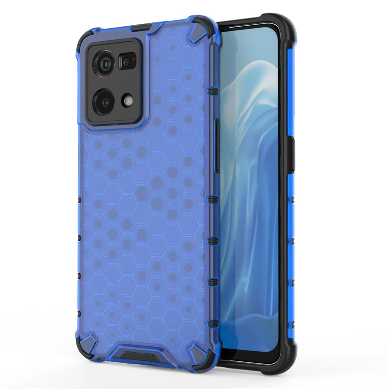 For OPPO Reno 7 4G Case Luxury Hybrid Armor Shockproof Phone Case For OPPO Reno7 CPH2363 6.43" Transparent Protection Back Cover