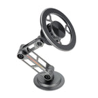 Car Mechanical Arm Phone Holder Universal Auto Interior Accessory Easy Install Safe Driving Gadget 360° Rotatable Magnetic Mount