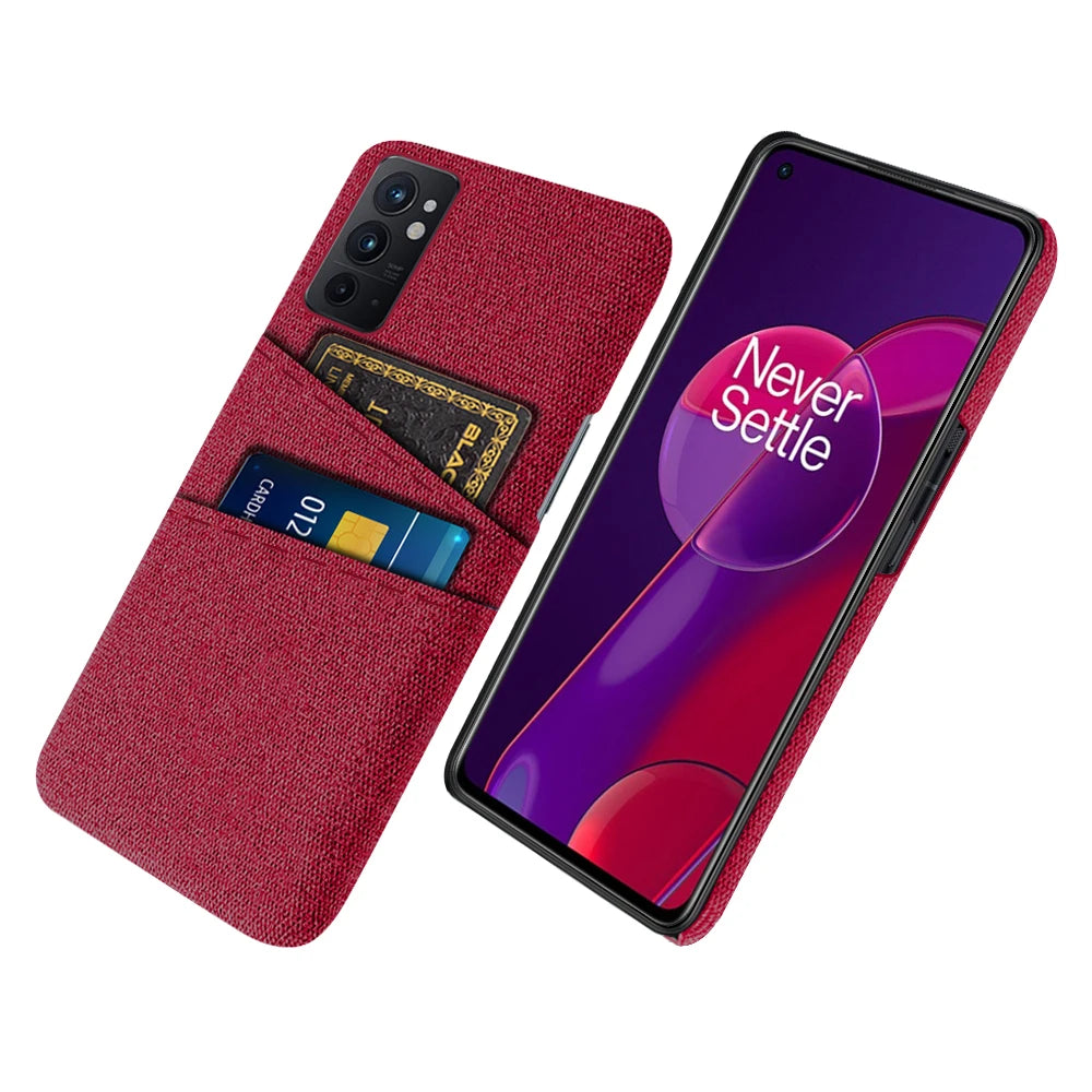 OnePlus 9RT For OnePlus 9RT 5G Case OnePlus 9RT 9R 10 Pro 10R ACE Dual Card Fabric Cloth Cover OnePlus Nord 2 5G CE 2 Lite 2T