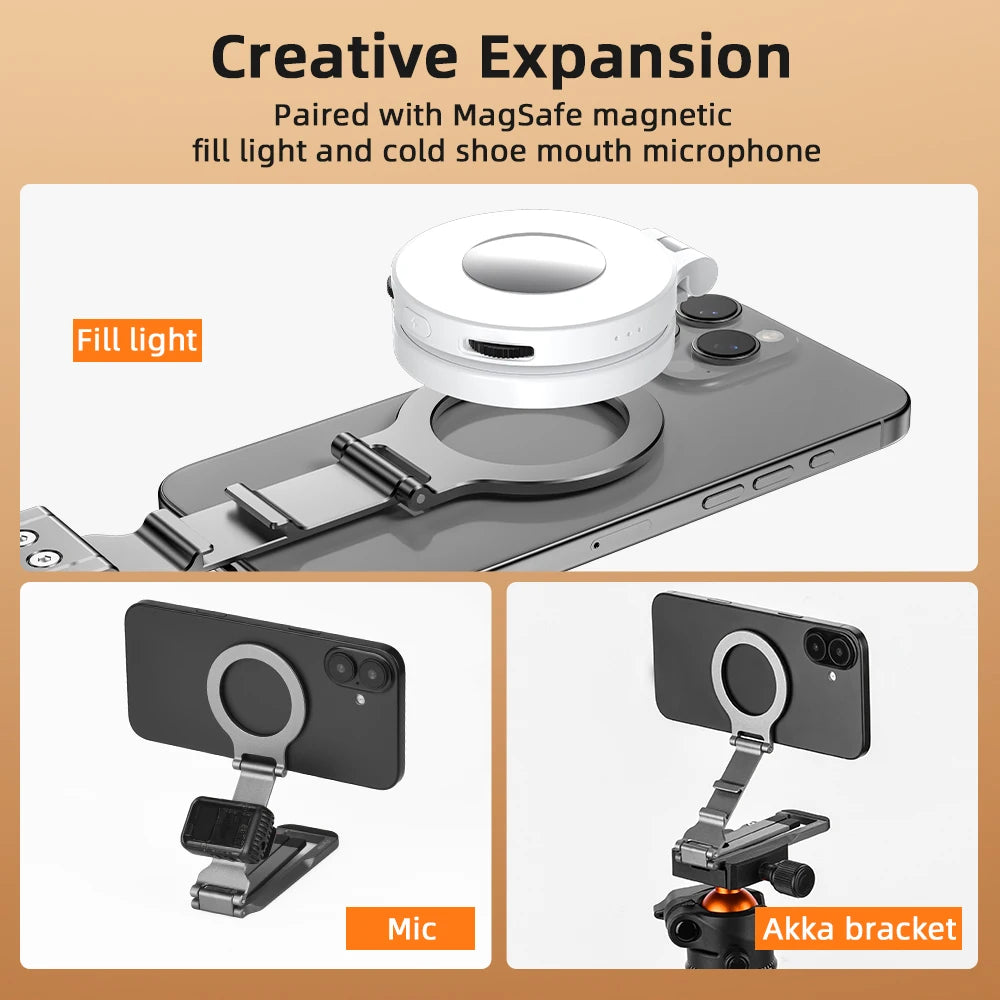 Magnetic Carabiner Phone Tripod (MagSafe)