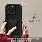 3D Love Heart Ear Case For Xiaomi 14T Pro 14 13T 12 13 11 Lite 5G NE 12T POCO X7 X6 Pro X5 M7 M6 F5 F7 Mi 15 Ultra Silicon Cover