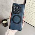 Retro Fold Ring Bracket Magnetic Leather case for Oneplus 15 13 13R 13T 12 12R 11 11R ACE 5 3 2 Pro Shockproof for Magsafe Cover