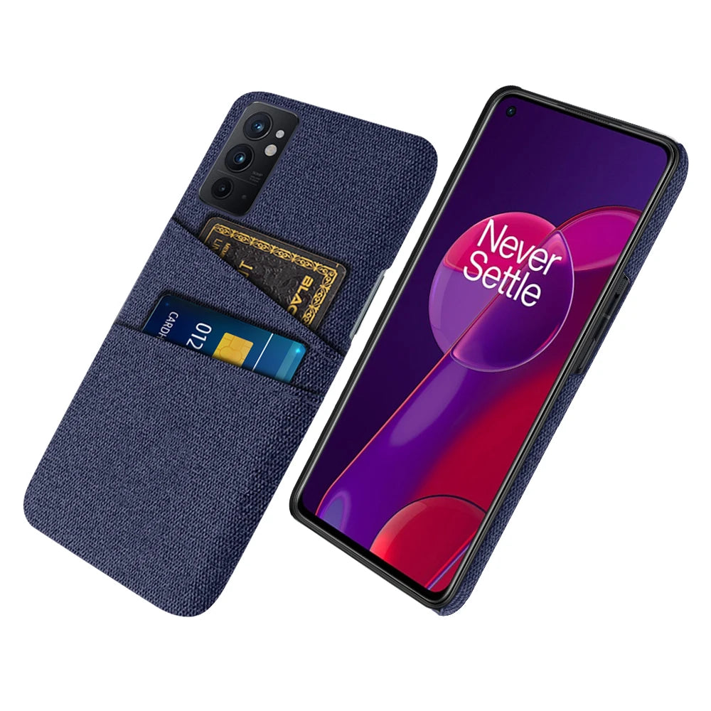 OnePlus 9RT For OnePlus 9RT 5G Case OnePlus 9RT 9R 10 Pro 10R ACE Dual Card Fabric Cloth Cover OnePlus Nord 2 5G CE 2 Lite 2T