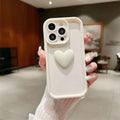 3D Love Heart Ear Case For Xiaomi 14T Pro 14 13T 12 13 11 Lite 5G NE 12T POCO X7 X6 Pro X5 M7 M6 F5 F7 Mi 15 Ultra Silicon Cover