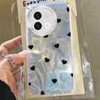 Cat Flower Case For Vivo V29 V40 Lite Y78 Y58 Y38 Y56 5G Fashion Black Colorful Lovely Cute Graphic Print PC Phone Cases Cover