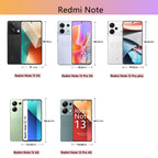 1/2/3/4PCS For Xiaomi Redmi Note 13 Pro Glass Redmi Note 13 Tempered Glass Full Cover Glue 9H Screen Protector Redmi Note 13 Pro