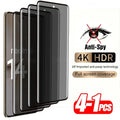 4-1Pcs Privacy Curved Tempered Glass Cover for Realme 14 Pro+ Anti-Spy/Peep Screen Protector on Realme14 Pro Plus Realme14Pro 5G