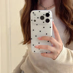 IMD Solid Color Girl's Mobile Phone Case for iPhone Series 17, 16, 15, 14, 13, Pro, Promax, Shockproof, Dustproof