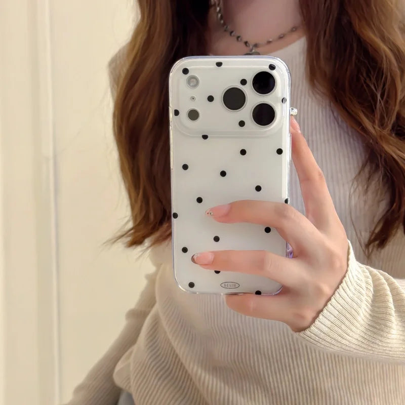 IMD Solid Color Girl's Mobile Phone Case for iPhone Series 17, 16, 15, 14, 13, Pro, Promax, Shockproof, Dustproof