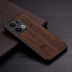 Case for Oppo Reno 13 12 11 Pro funda bamboo wood pattern Luxury Leather phone coque for OPPO Reno 13 12 11 F pro case capa