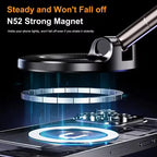Vacuum Magnet Phone Bracket 360° Multi-angles Adjustment Strong Magnetic Suck Design Foldable Car Holder For Bath Car New