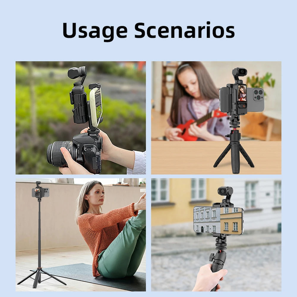 Phone Holder & Teleprompter for DJI Osmo Pocket 3 / 4