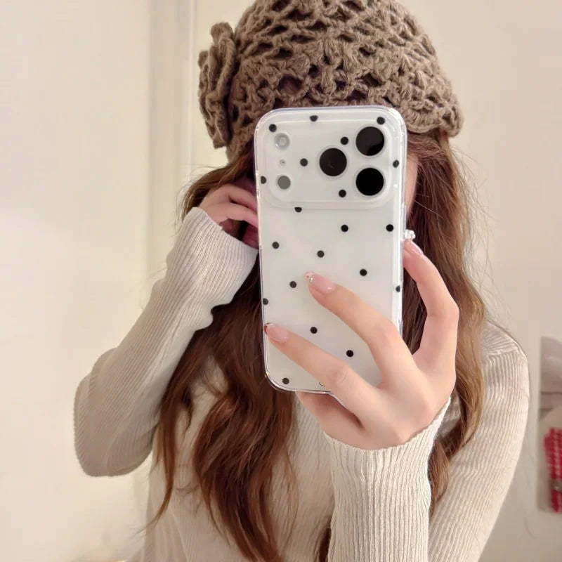 IMD Solid Color Girl's Mobile Phone Case for iPhone Series 17, 16, 15, 14, 13, Pro, Promax, Shockproof, Dustproof