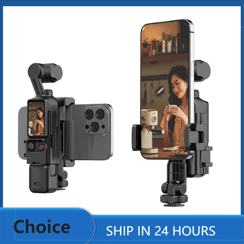 Phone Holder & Teleprompter for DJI Osmo Pocket 3 / 4