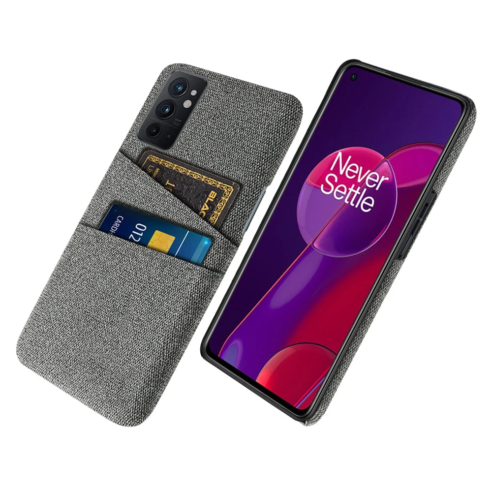 OnePlus 9RT For OnePlus 9RT 5G Case OnePlus 9RT 9R 10 Pro 10R ACE Dual Card Fabric Cloth Cover OnePlus Nord 2 5G CE 2 Lite 2T