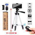 Mini Aluminium Phone Tripod with Bluetooth Remote