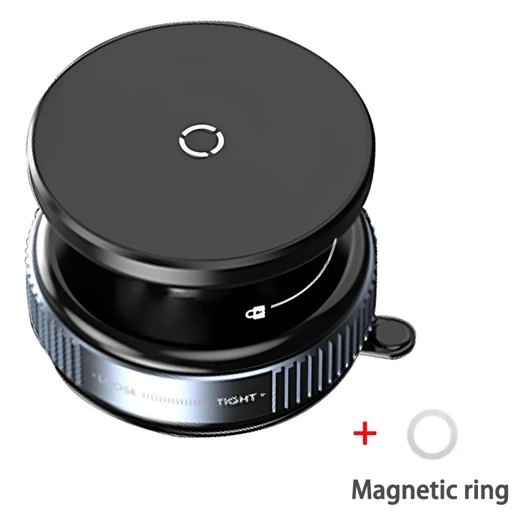 Car Phone Holder, Magsafe Magnetic Vacuum Intelligent Car Mount 360° Rotation Magnetic Vacuum Adsorption Suction Cup Bracket Car