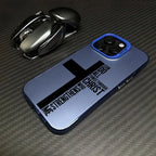 Fashion Black Cross Phone Case for IPhone 16e 16 15 14 13 12 11 Mini Pro Max X XR XSMAX 8 7 Plus Anti Fall Matte Back Cover