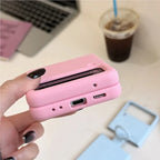 Colorful Liquid Silicone With Handheld Ring Case For Samsung Galaxy Z Flip 4 3 ZFlip4 ZFlip3 Matte Skin Feel Shockproof Cover