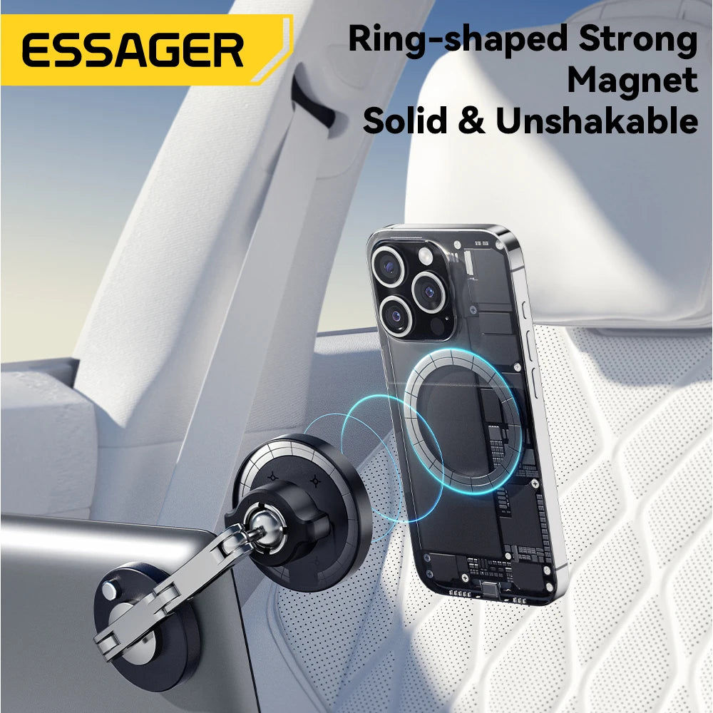 Essager Magnetic Car Phone Holder, Charging & Non-Charging Options