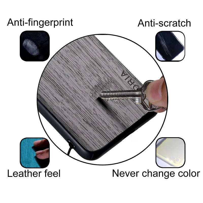 Case for Oppo Reno 13 12 11 Pro funda bamboo wood pattern Luxury Leather phone coque for OPPO Reno 13 12 11 F pro case capa