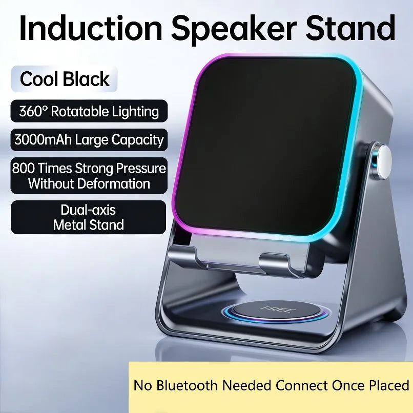 Chronia 2-in-1 Bluetooth Speaker & Adjustable Phone Stand