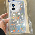 Cat Flower Case For Vivo V29 V40 Lite Y78 Y58 Y38 Y56 5G Fashion Black Colorful Lovely Cute Graphic Print PC Phone Cases Cover