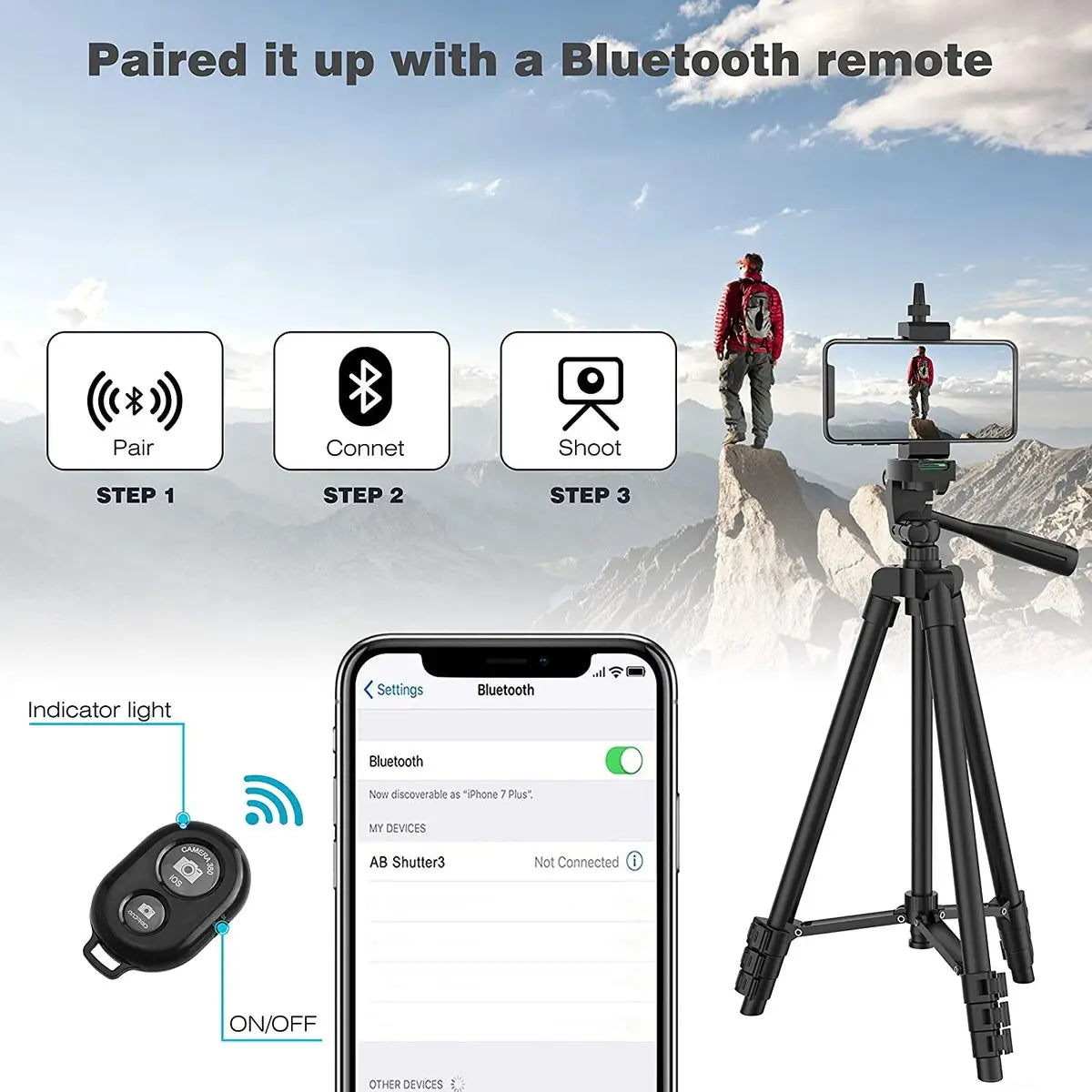 Flexible Phone Tripod Stand for Live Streaming