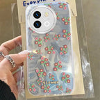 Cat Flower Case For Vivo V29 V40 Lite Y78 Y58 Y38 Y56 5G Fashion Black Colorful Lovely Cute Graphic Print PC Phone Cases Cover