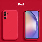 For Samsung Galaxy A35 5G Case Cover Samsung Galaxy A35 A25 A15 A55 Funda Coque Soft Original Liquid Silicone Case Samsung A35