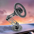 Car Mechanical Arm Phone Holder Universal Auto Interior Accessory Easy Install Safe Driving Gadget 360° Rotatable Magnetic Mount