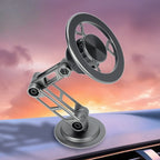 Car Mechanical Arm Phone Holder Universal Auto Interior Accessory Easy Install Safe Driving Gadget 360° Rotatable Magnetic Mount