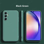 For Samsung Galaxy A35 5G Case Cover Samsung Galaxy A35 A25 A15 A55 Funda Coque Soft Original Liquid Silicone Case Samsung A35