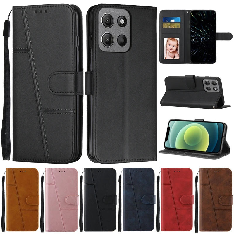 For Motorola Moto G15 Power Case Flip Wallet Book Cover for Coque Motorola Moto G15 Power MotoG15 G 15 G05 Protective Case Funda