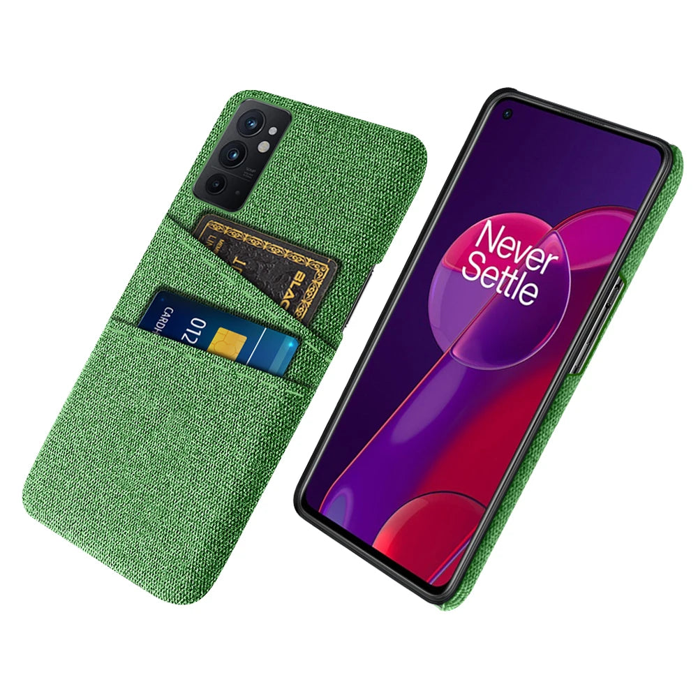 OnePlus 9RT For OnePlus 9RT 5G Case OnePlus 9RT 9R 10 Pro 10R ACE Dual Card Fabric Cloth Cover OnePlus Nord 2 5G CE 2 Lite 2T