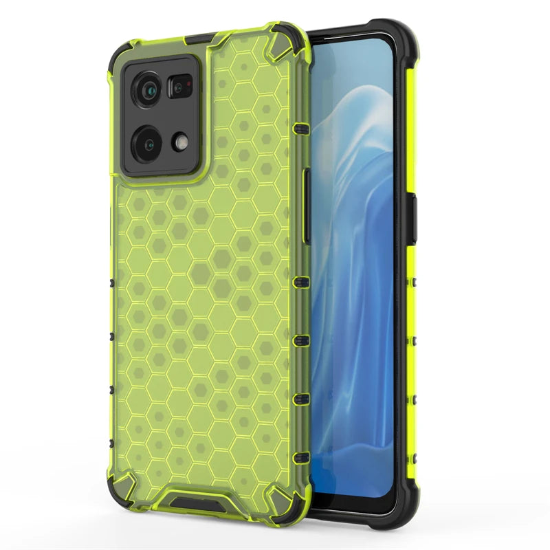 For OPPO Reno 7 4G Case Luxury Hybrid Armor Shockproof Phone Case For OPPO Reno7 CPH2363 6.43" Transparent Protection Back Cover