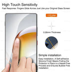 2PCS nubiaZ80Ultra Fingerprint unlock Tempered Glass Case For nubia Z80 Ultra Z 80 Ultra Z80Ultra Screen Protector protect film