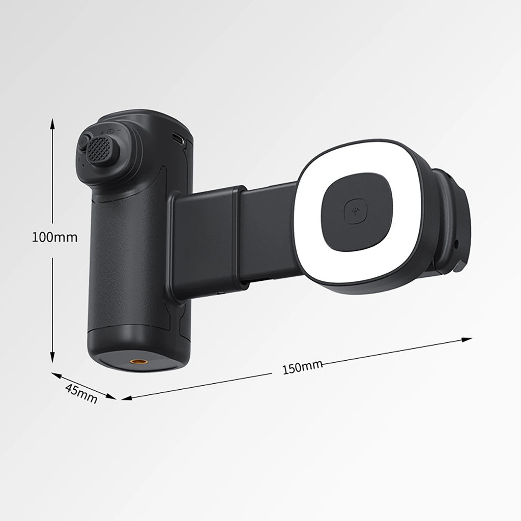 Selfie Camera Assistant: Phone Stand with Tri-Colour Light & Remote
