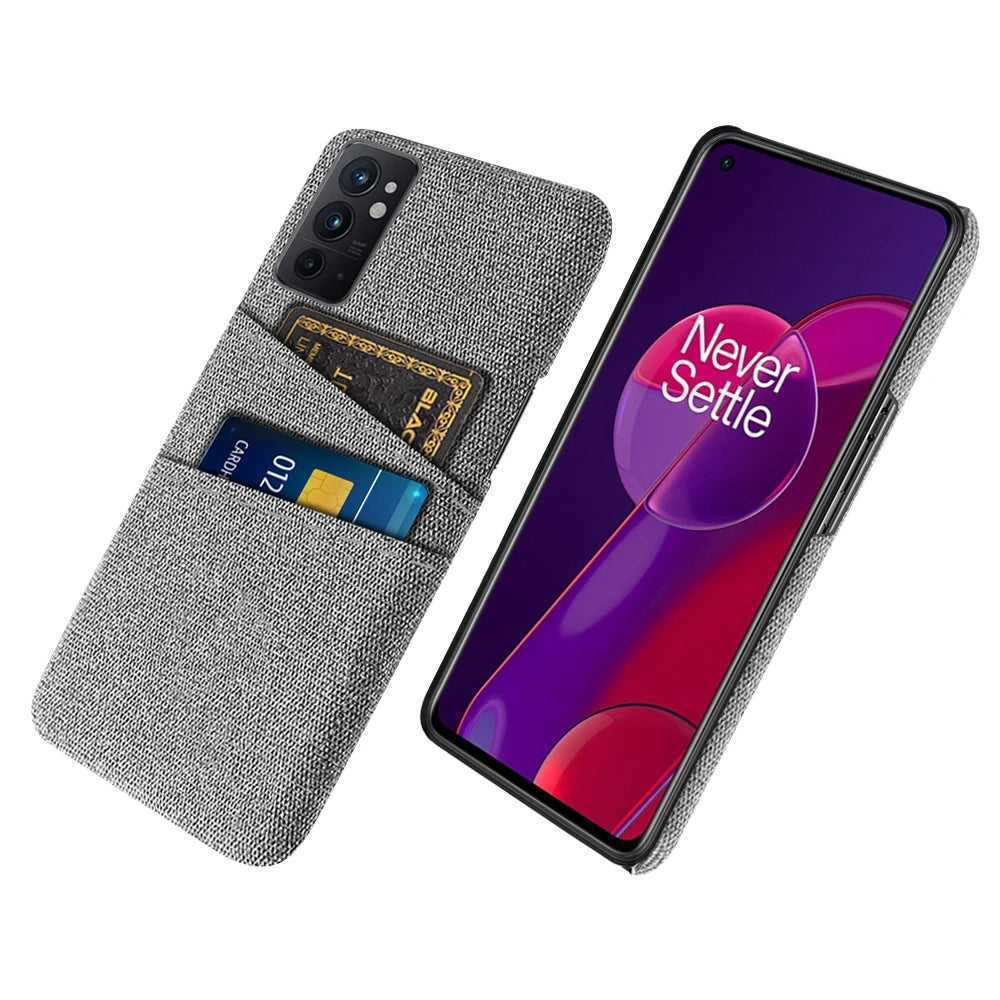 OnePlus 9RT For OnePlus 9RT 5G Case OnePlus 9RT 9R 10 Pro 10R ACE Dual Card Fabric Cloth Cover OnePlus Nord 2 5G CE 2 Lite 2T