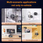 Vacuum Magnet Phone Bracket 360° Multi-angles Adjustment Strong Magnetic Suck Design Foldable Car Holder For Bath Car New